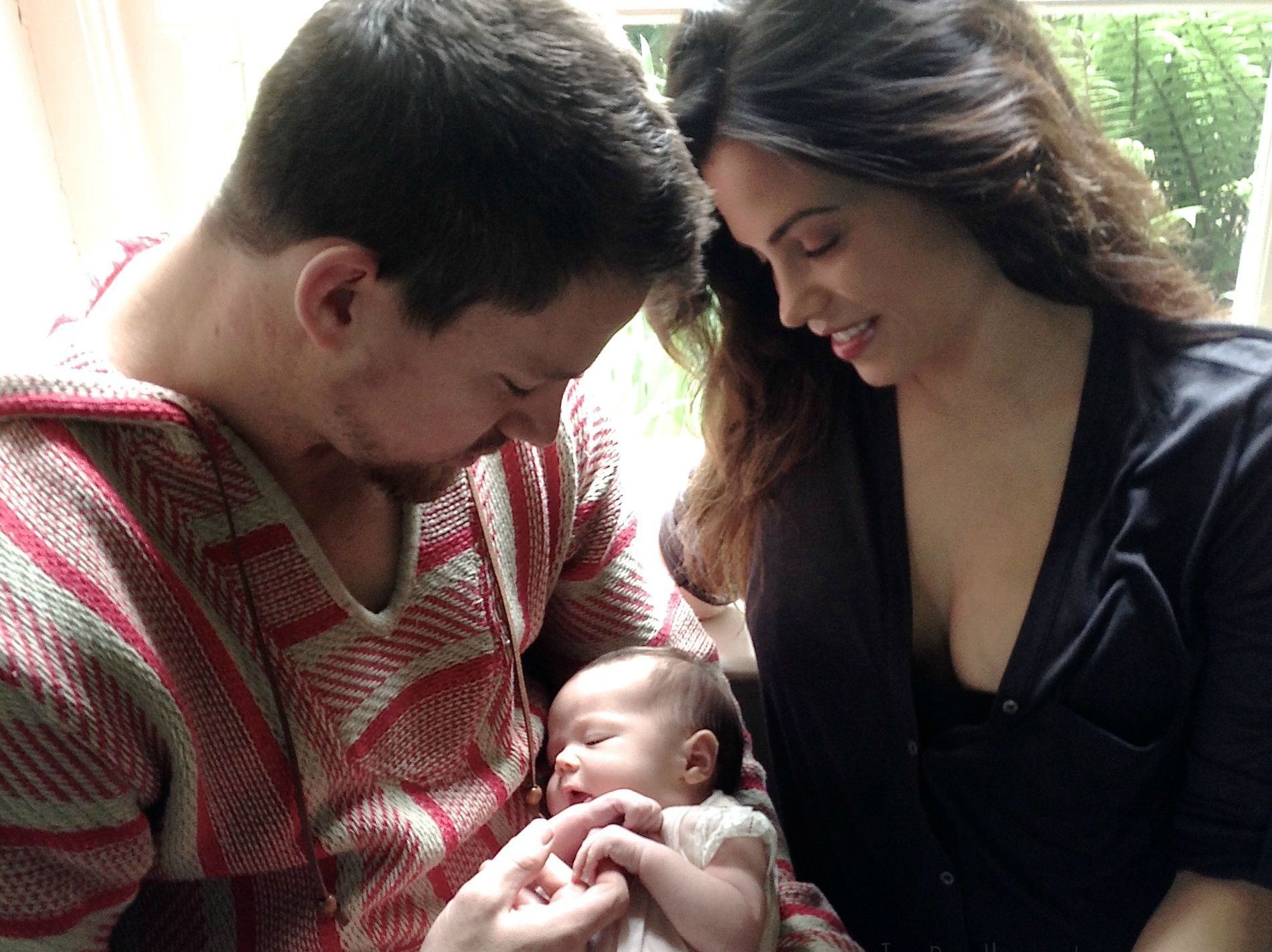 Channing Tatum s manželkou Jennou Dewan a dcérkou Everly